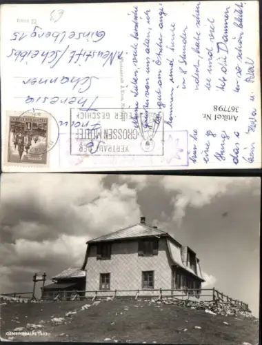 367798,Gemeindealpe b. Mitterbach Terzerhaus Berghütte