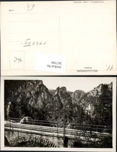 367799,Mariazellerbahn Zinken b. Annaberg Viadukt Brücke