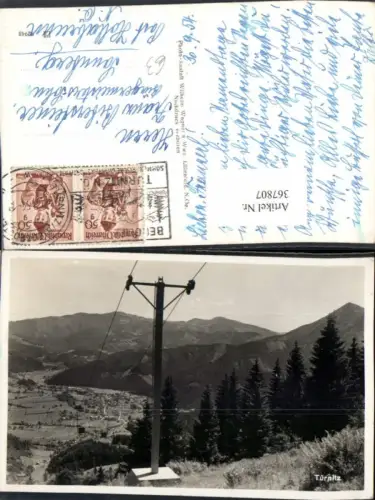 367807,Türnitz Totale Sessellift Bergkulisse