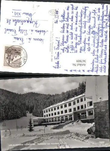 367809,Ramsau b. Hainfeld Urlaubsheim Annental Winterbild