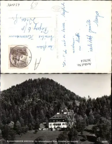 367814,Ramsau b. Hainfeld Schulungsheim Annental