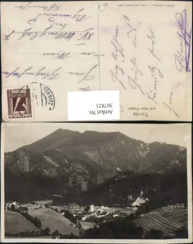 367821,Türnitz Totale m. Höger Bergkulisse