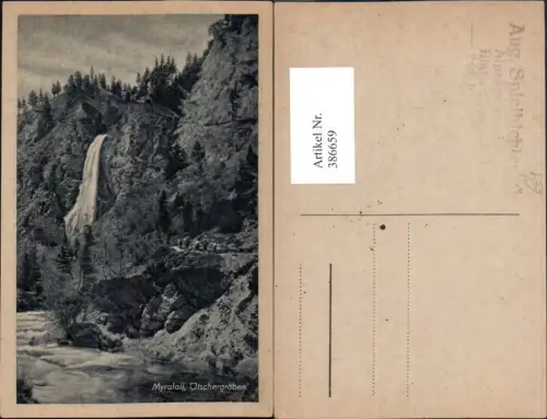 386659,Ötschergräben Myrafall Mirafall Wasserfall b. Mitterbach