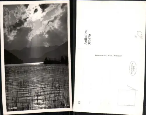 386670,Foto AK Erlaufsee See b. Mitterbach Stimmungsbild