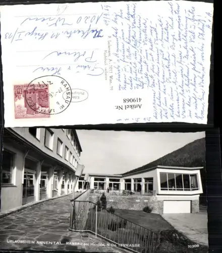 419068,Ramsau b. Hainfeld Urlaubsheim Annental Terrasse