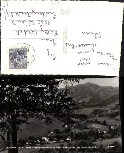 419073,Bad Salzerbad b. Kleinzell Evangelische Erholungsheime