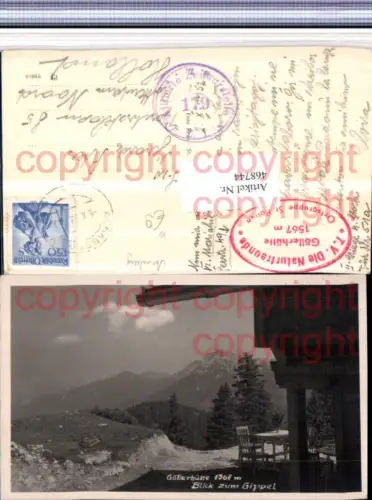 468744,Göllerhütte b. Annaberg m. Gippel Bergkulisse