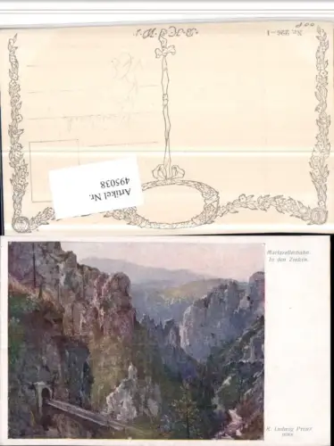 ,Künstler AK K.L. Prinz Mariazellerbahn b. Annaberg pub B.K.W.I. 226euro1