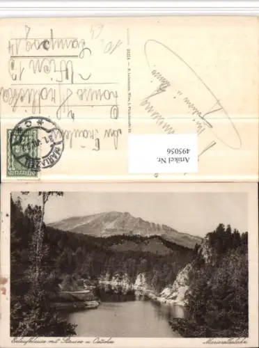 ,Erlaufklause m. Stausee b. Mitterbach geg. Ötscher