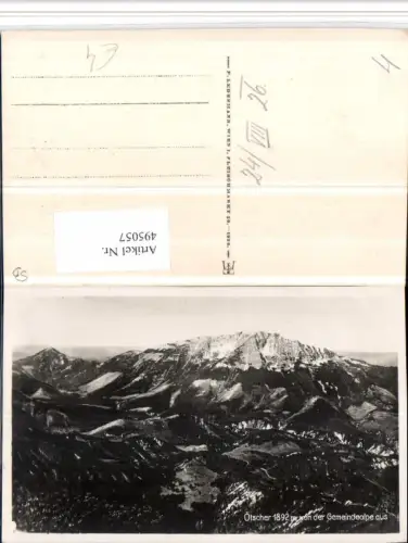 ,Ötscher von d. Gemeindealpe b. Mitterbach Bergkulisse