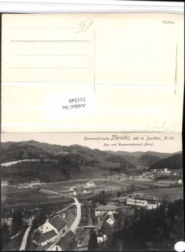 511549,Türnitz Totale Kur- und Wasserheilanstalt Auhof