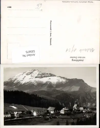535675,Josefsberg am Ötscher bei Wienerbruck Annaberg Mitterbach