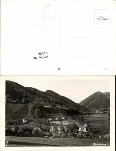 535681,Foto-AK Salzerbad bei Kleinzell Hainfeld Lilienfeld