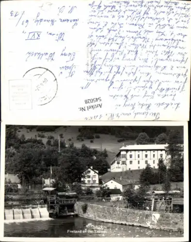 545028,tolle Foto-AK Freiland an der Traisen b. Lilienfeld Ortsansicht