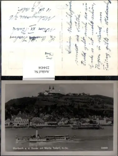 234434,Marbach an d. Donau m. Maria Taferl Dampfer