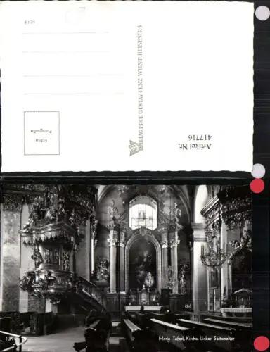 417716,Maria Taferl Kirche Innenansicht Kanzel