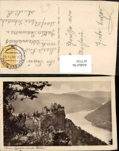 417719,Ruine Aggstein in d. Wachau