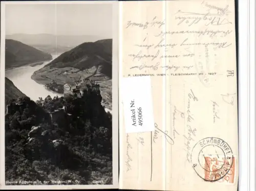 ,Ruine Aggstein in d. Wachau b. Aggsbach-Dorf