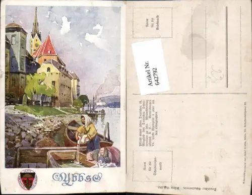642792,Künstler AK R. Assmann Ybbs an der Donau pub Deutscher Schulverein 282