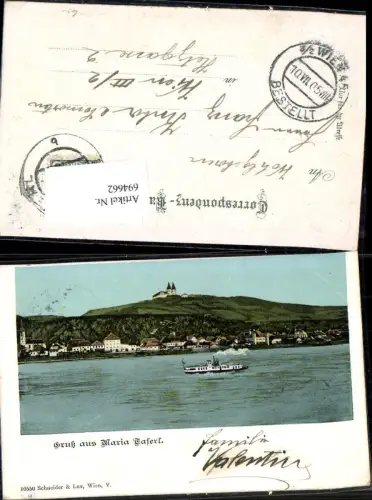 694662 Maria Taferl m. Marbach an der Donau pub Schneider e Lux 10550