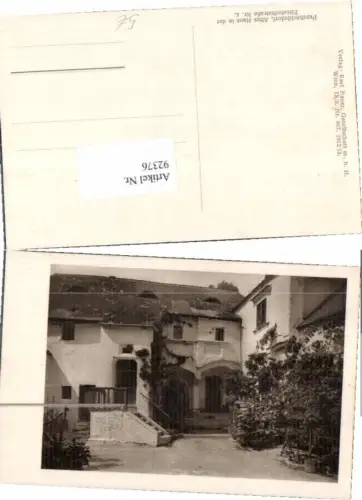 92376,Perchtoldsdorf Altes Haus in d. Elisabethstrasse 4