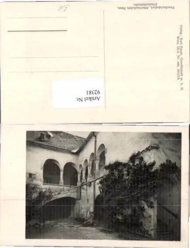 92381,Perchtoldsdorf Altes Haus in d. Elisabethstrasse