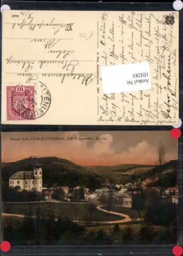 103283,Kaltenleutgeben Kirche Partie im Ort