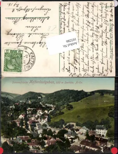 103286,Kaltenleutgeben Totale 1908