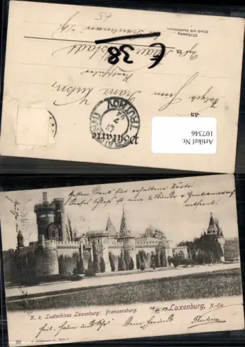 107346,Laxenburg Franzensburg bei Wien 1902