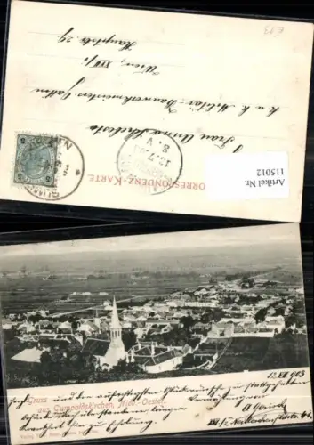 115012,Gruss aus Gumpoldskirchen 1902