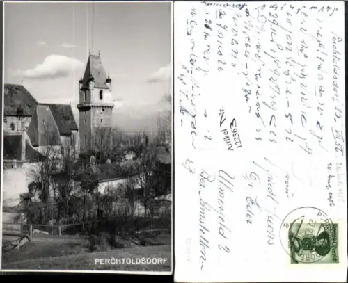 122363,FotoAK Perchtoldsdorf bei Wien Kirche Teilansicht