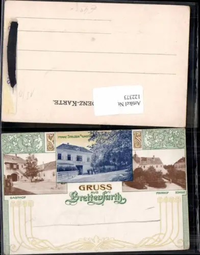 122373,Tolle seltene AK Gruss aus Breitenfurth bei Wien Gasthaus Stelzer Franz