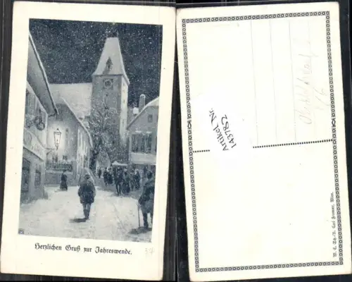 143782,Perchtoldsdorf Neujahrskarte