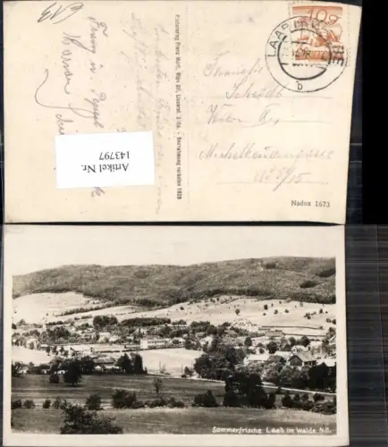 143797,Sommerfrische Laab im Walde 1925