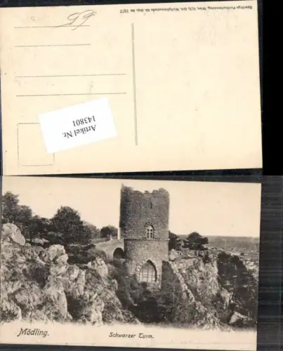 143801,Mödling Partie am Schwarzen Turm