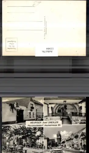 153484,Perchtoldsdorf Heuriger Josef Drexler Mehrbild Ak