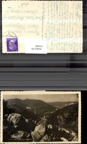 153488,Vorderbrühl m. Ruine Mödling 1943