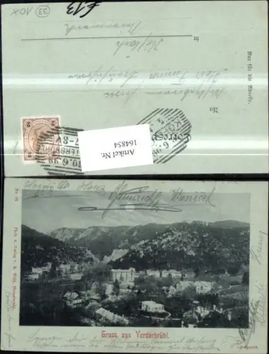164854,Vorderbrühl b. Mödling 1899