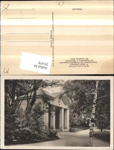 251478,Wällischhof b. Maria Enzersdorf Erholungsheim d. Krankenfürsorgeanstalt Tempel
