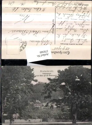 278360,Hinterbrühl Föhrengruppe m. Blick auf d. Römerwand