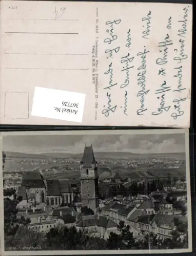 367726,Perchtoldsdorf Teilansicht Turm Kirche