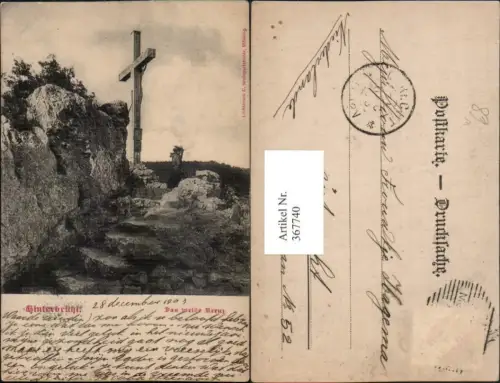 367740,Hinterbrühl b. Mödling Das weiße Kreuz