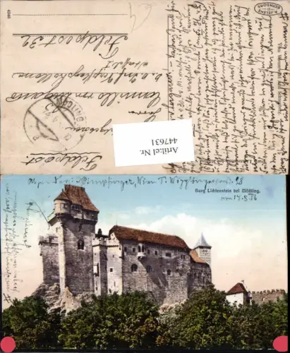 447631,Burg Liechtenstein b. Maria Enzersdorf Mödling