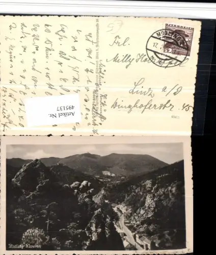 495137,Mödling Klausen Teilansicht