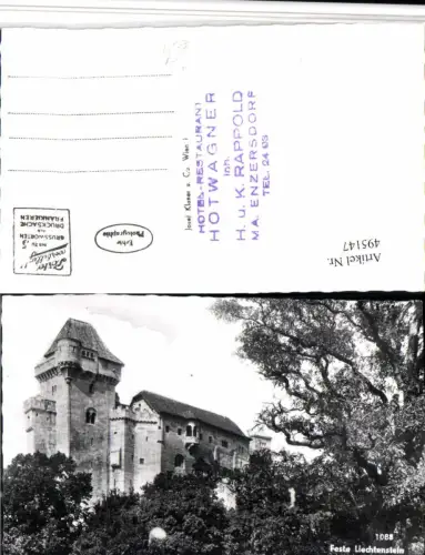 495147,Feste Burg Liechtenstein b. Maria Enzersdorf
