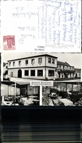 590615,Mehrbild Ak Gasthof Broschek Biedermannsdorf