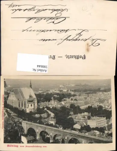 590644,Mödling v. Frauensteinberg aus Viadukt