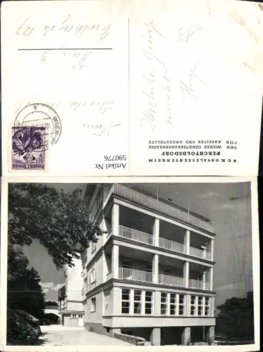 590776,Perchtoldsdorf Rekonvaleszentenheim Wiener Gebirtskrankenkasse