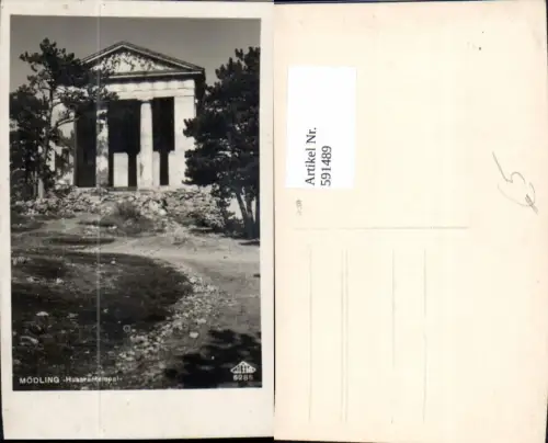 591489,Foto Ak Mödling Husarentempel Tempel