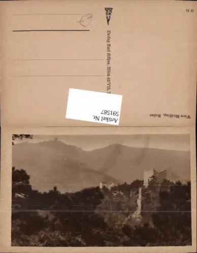 591587,Mödling Ruine